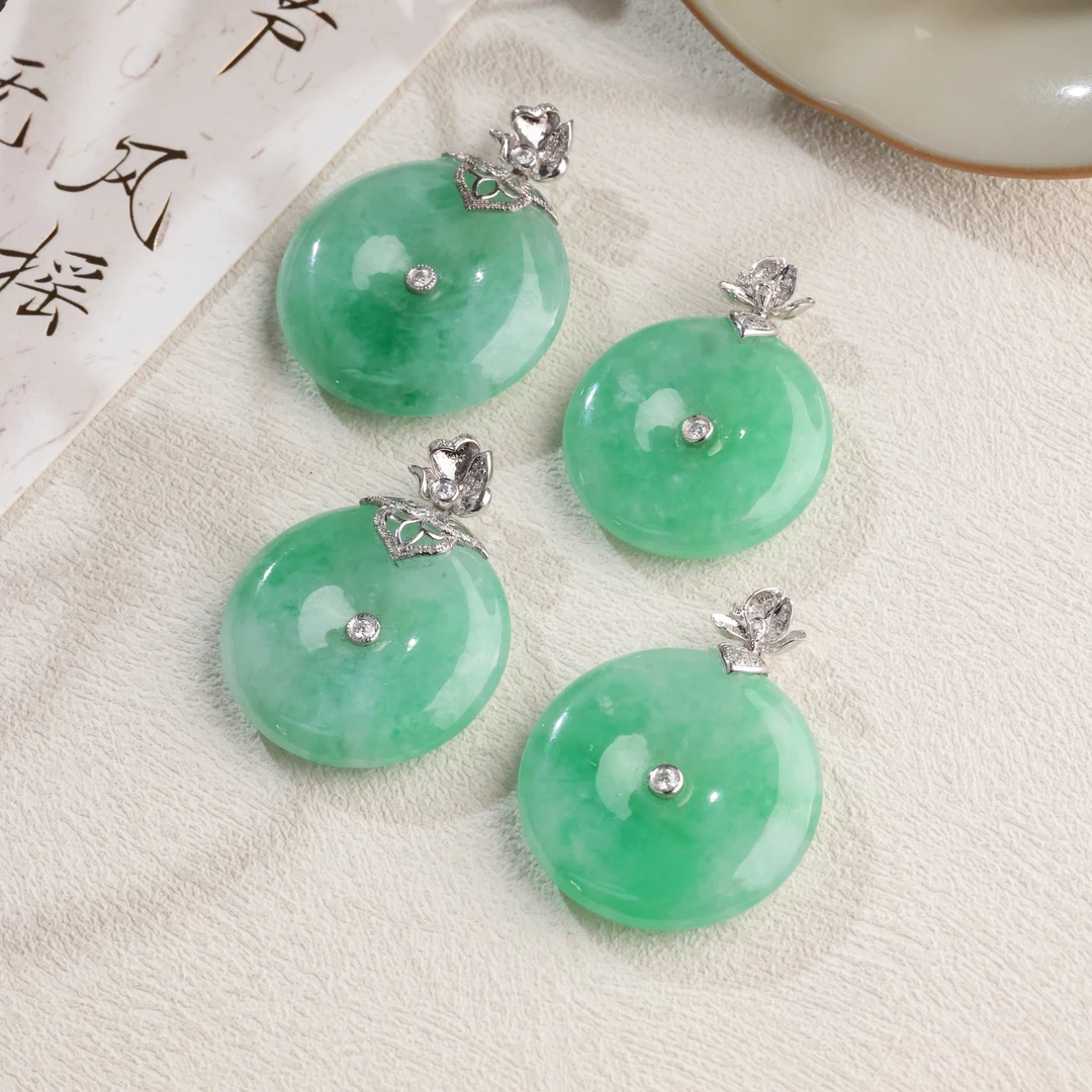 【举石臻选】TA1017-708-48翡翠吊坠18k（一件/多样性发）H