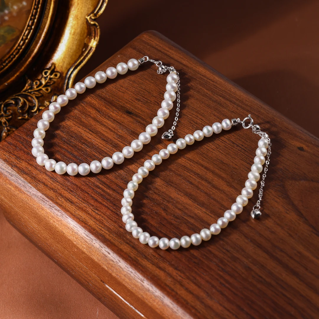 【举石臻选】TA0722-523-68珍珠手链（一件/多样性发/约4mm）Q