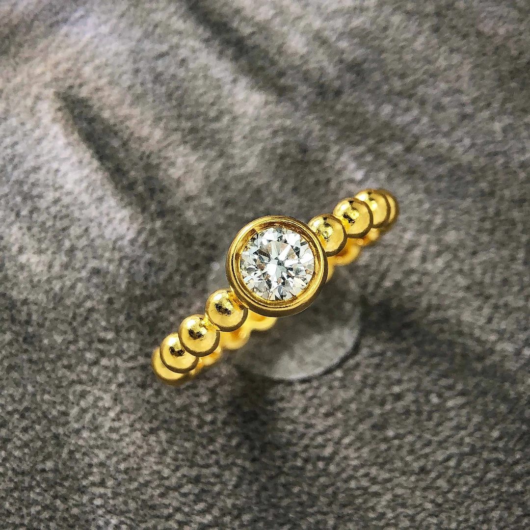 【举石臻选】TA07-1620-390足金钻石戒指（一件/自选）H