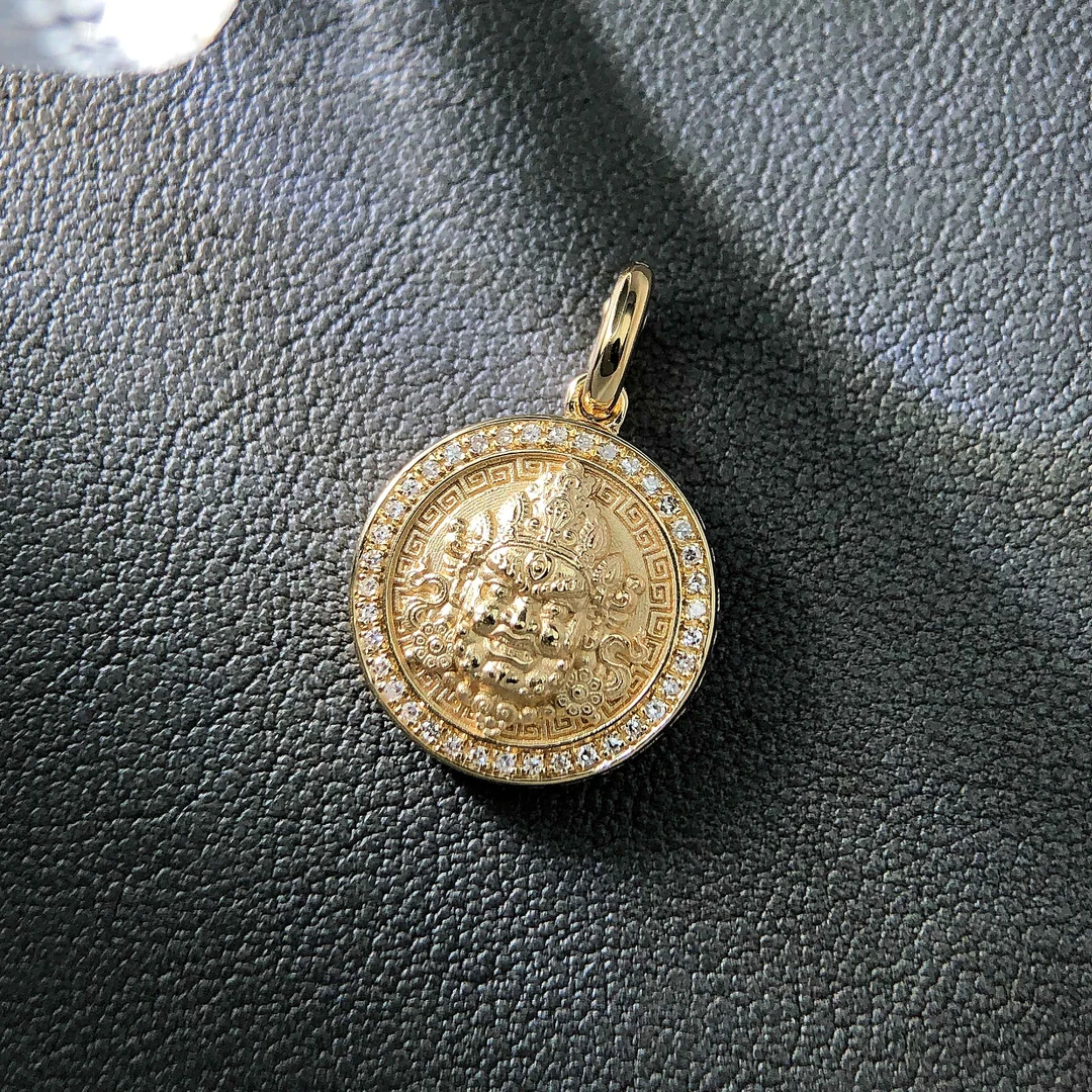 【举石臻选】TA07-1620-332钻石吊坠18k（一件/约13.5*3.5mm）H*