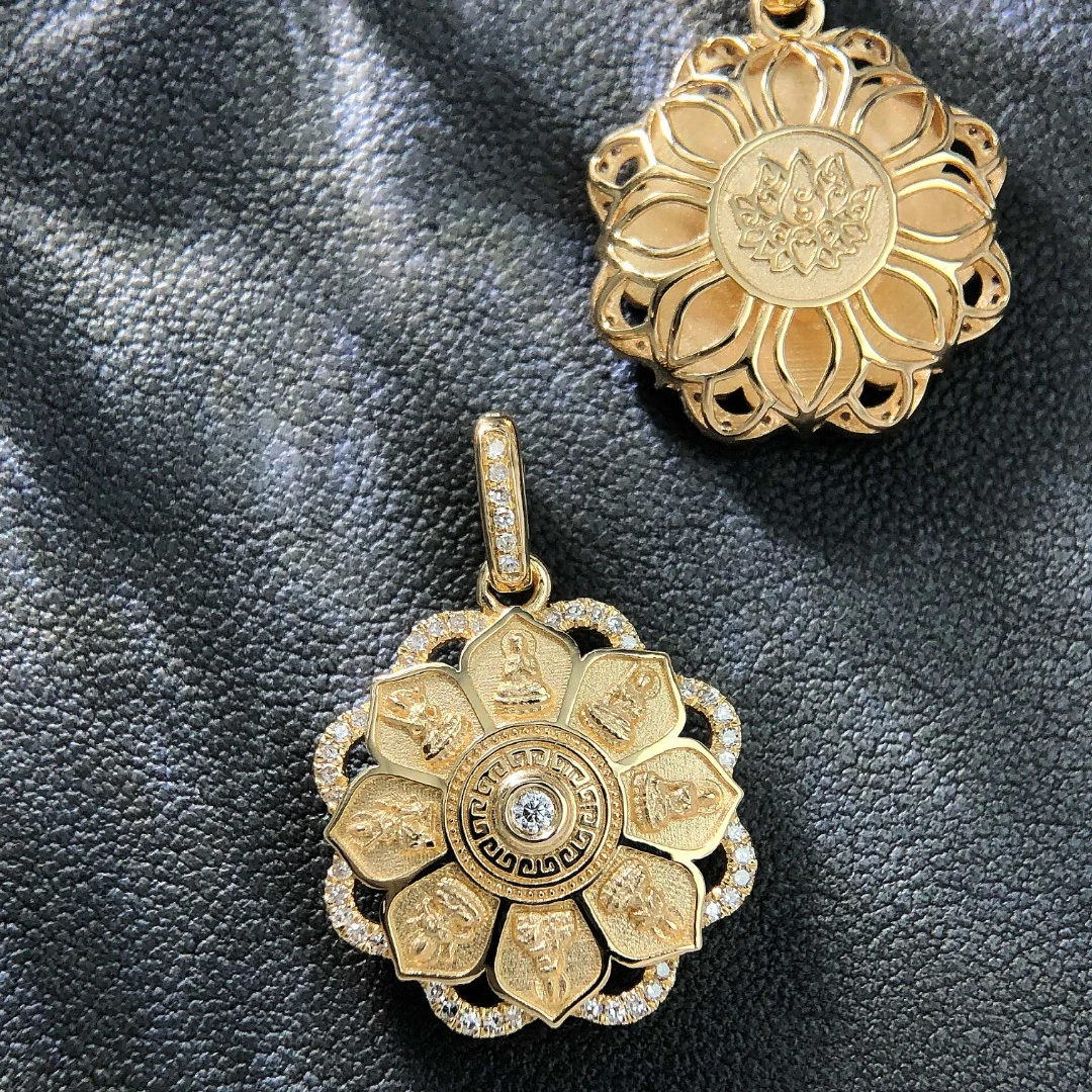 【举石臻选】TA12-1620-96钻石吊坠18k（一件/多样性发/约15.5*4mm）H