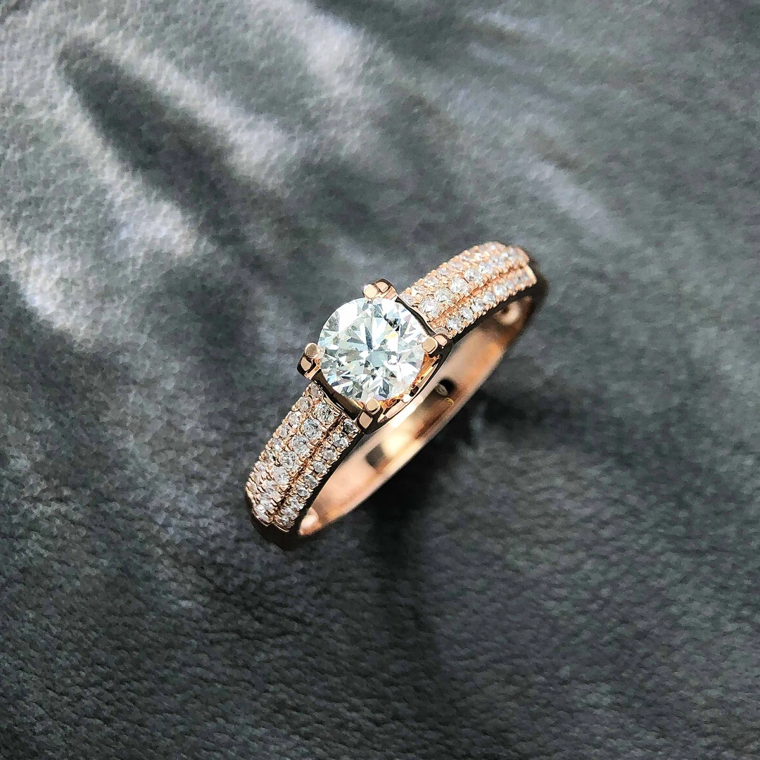 【举石臻选】TA07-1620-333钻石戒指18k（一件）H