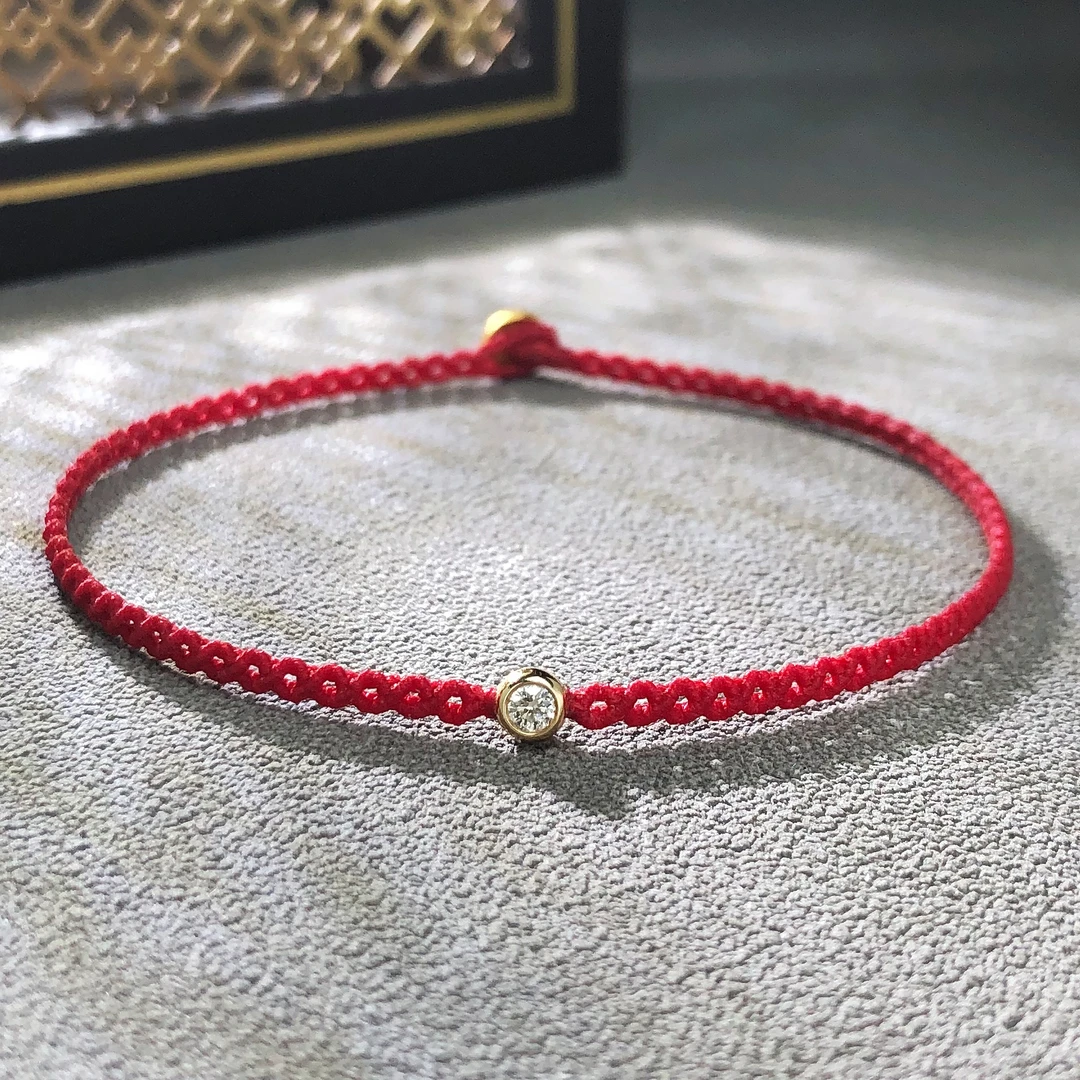 【举石臻选】TA10-1620-452钻石手绳18k（一件/自选）H