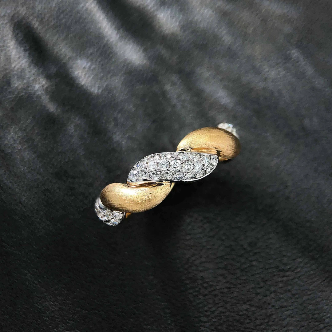 【举石臻选】TA12-1620-313钻石戒指18k（一件/自选）H