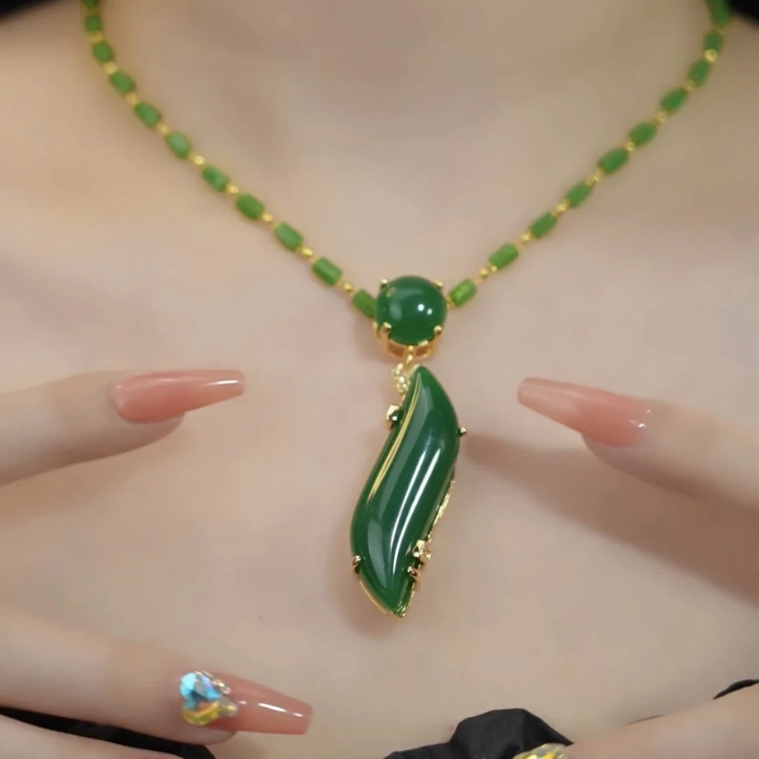 钛钢项链 新款美人腰气质项链轻奢饰品时尚项链控网红饰品百搭