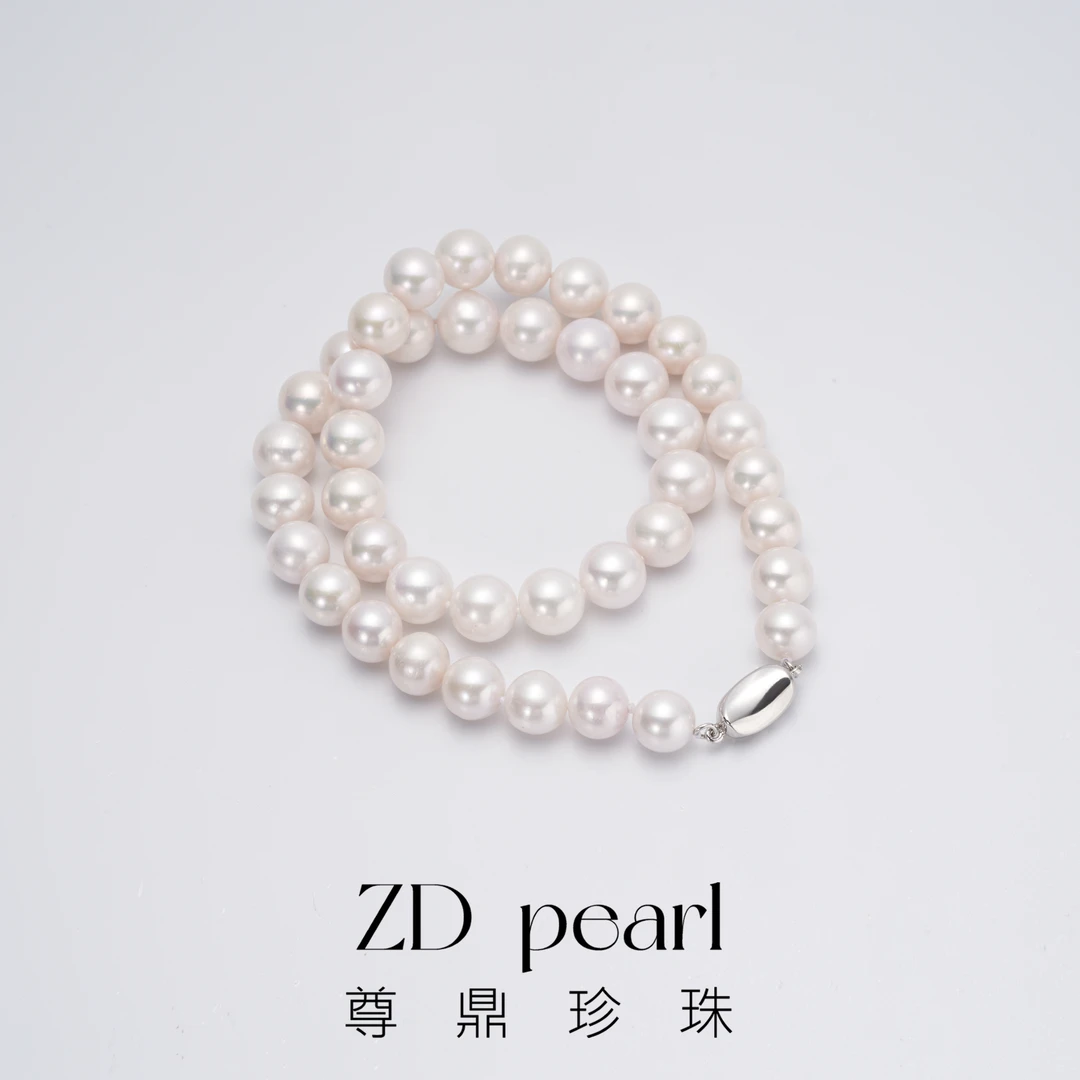 【谭谭】尊鼎珍珠-S925银淡水珍珠项链9-10mm