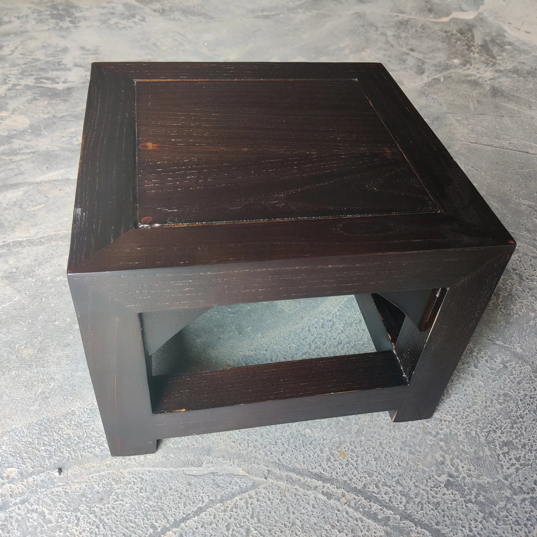 全实木矮凳 全榫卯制作 厚重结实