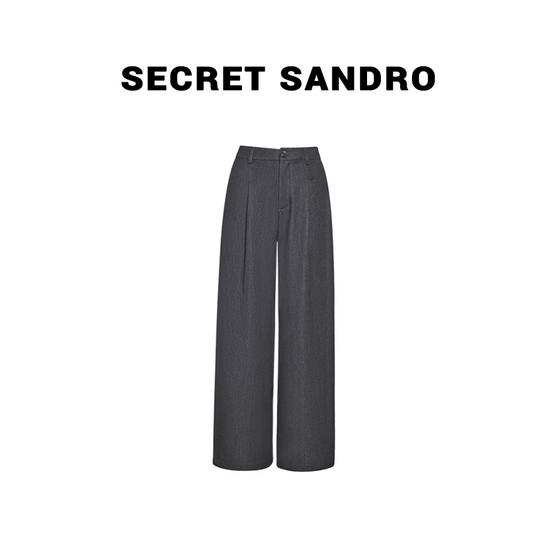 【爆款】【多娜&Secret Sandro粉丝专享】休闲裤 K64213385N