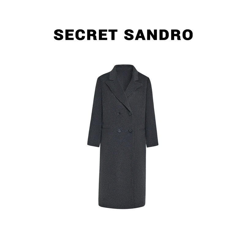 【灰色首尔大衣】【多娜&Secret Sandro粉丝专享】大衣 V84200168N