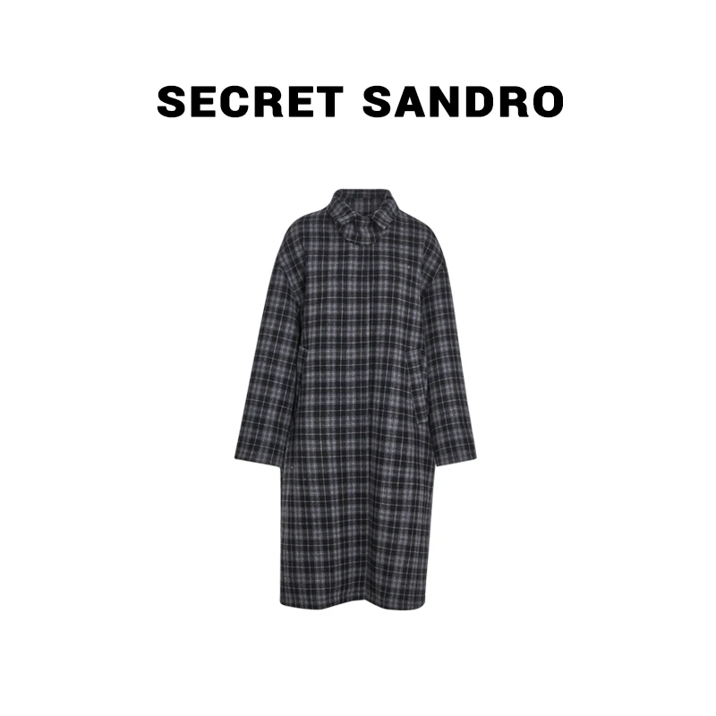 【格子羽绒大衣】【多娜&Secret Sandro粉丝专享】羽绒  J84299077N