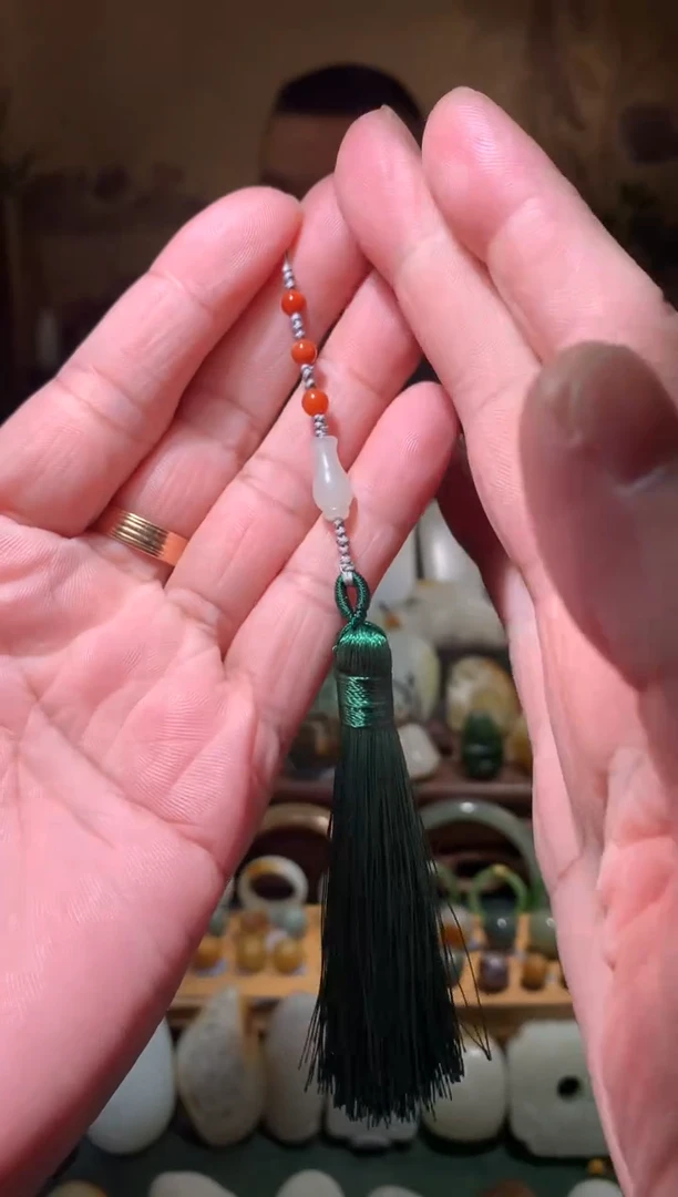 【闪购商品】和田玉车挂未镶嵌宝瓶车挂