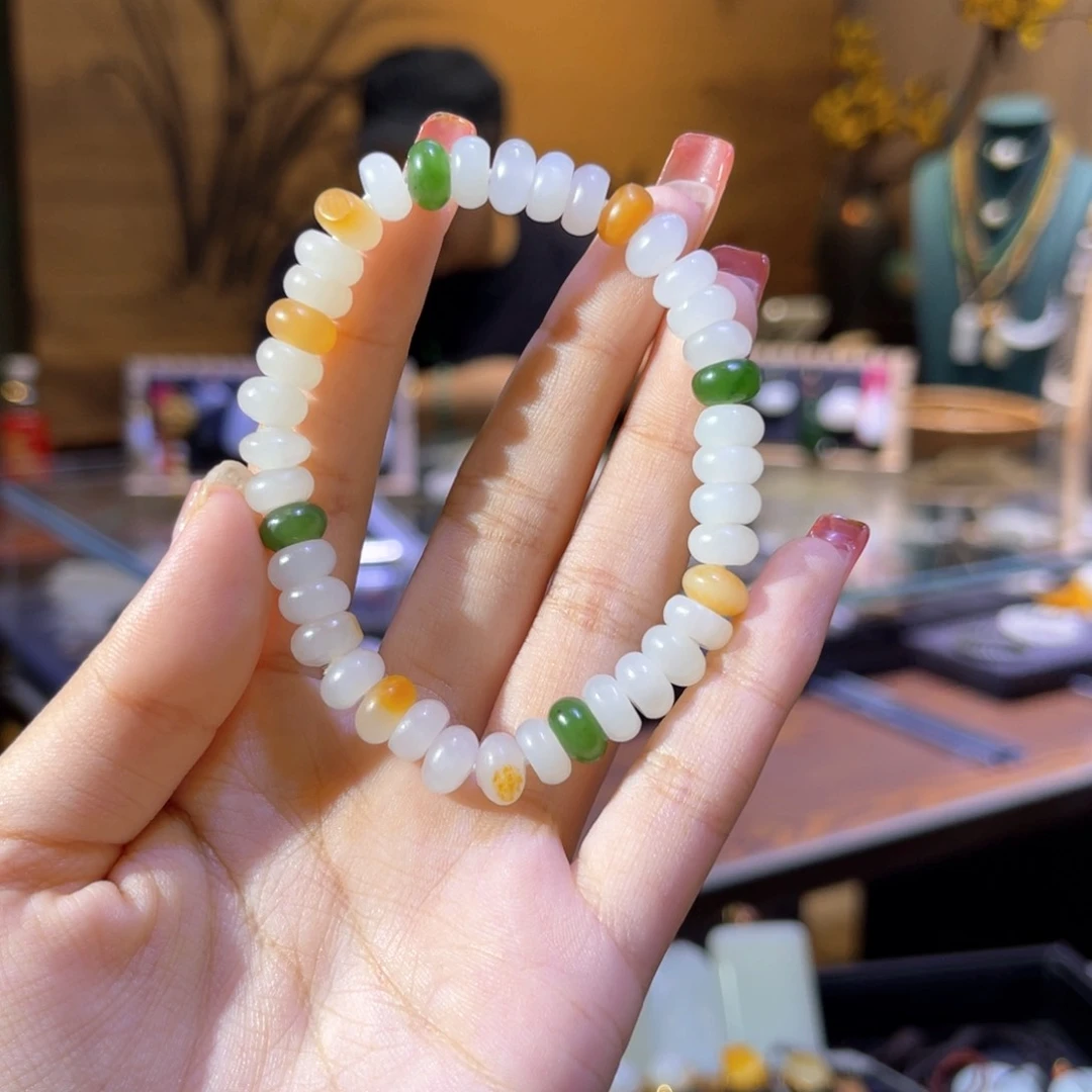 和田玉手链未镶嵌