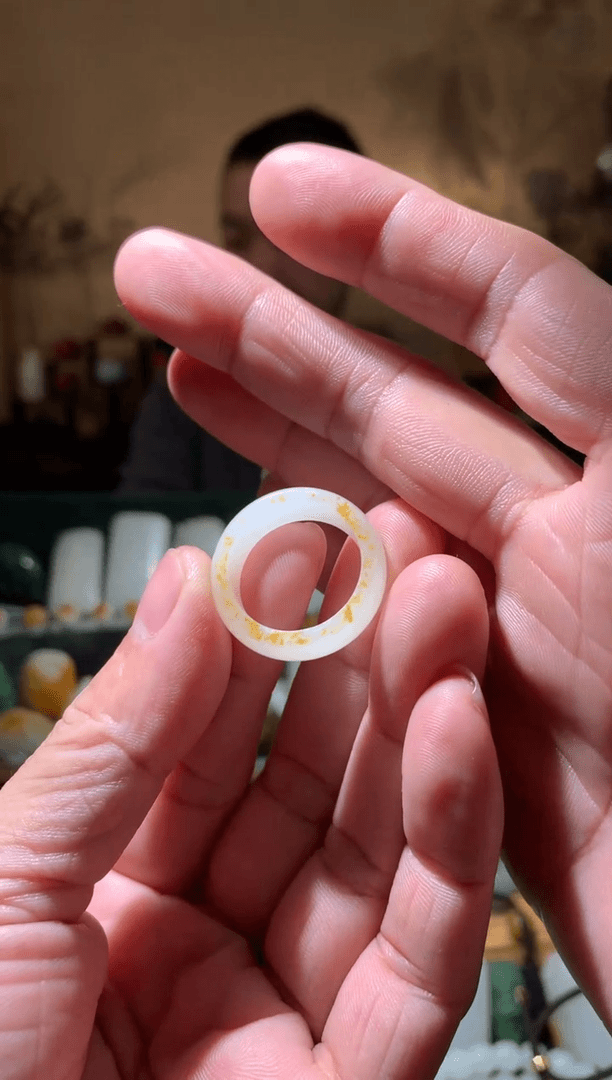 【闪购商品】和田玉戒圈未镶嵌戒圈19