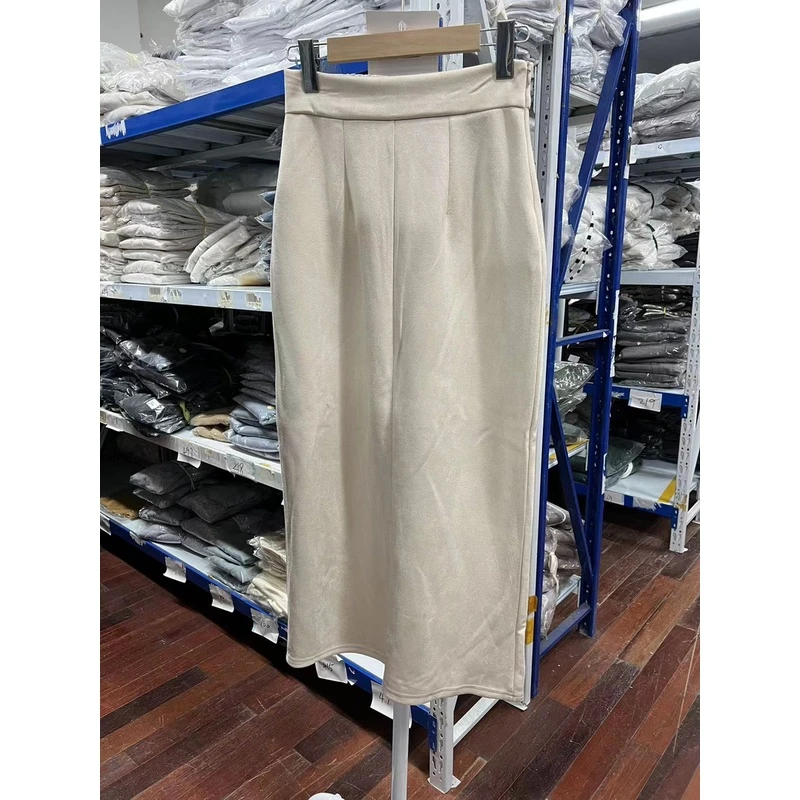 正云 日单鹿皮绒半身裙 82 83