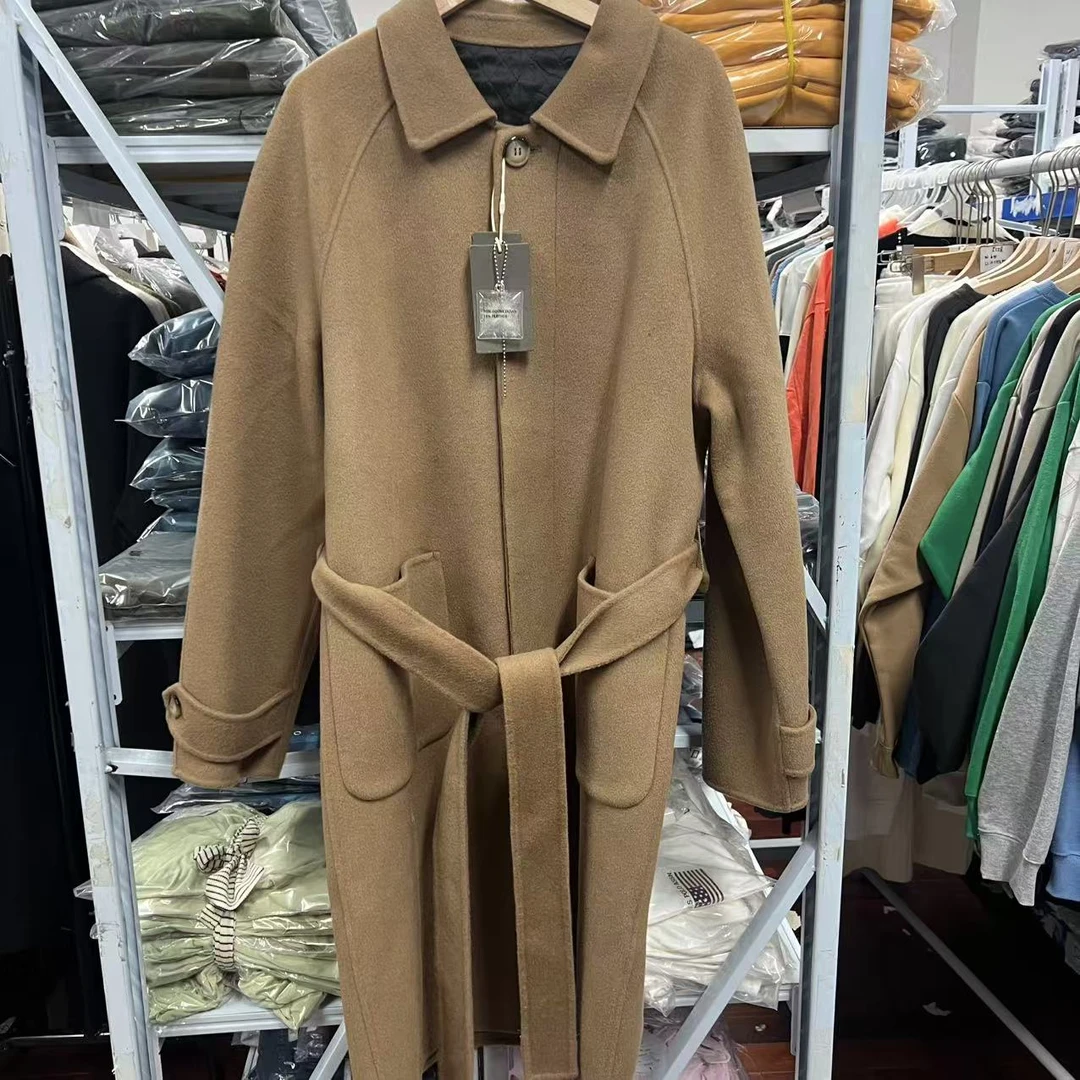 福惜 贵牌羊毛大衣女士外套 5097