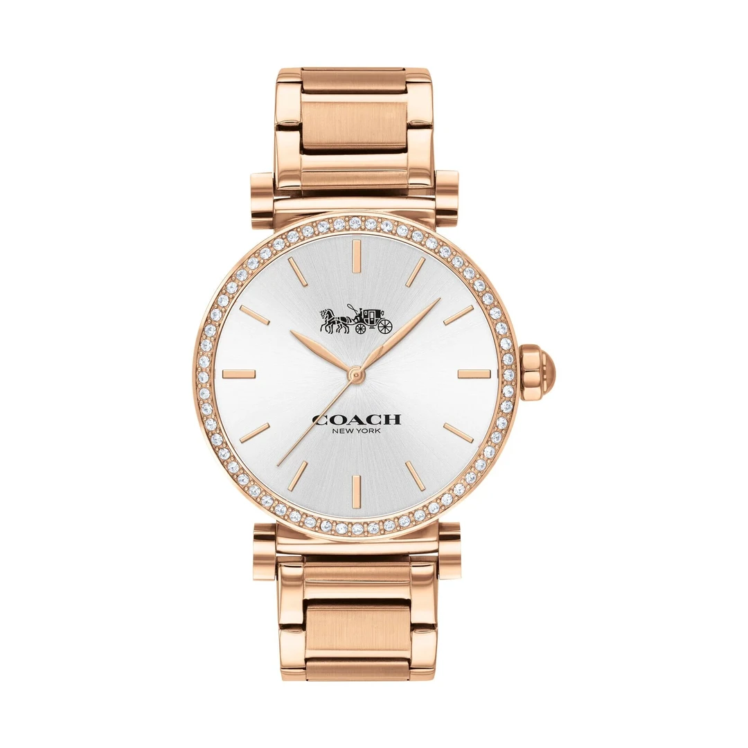 COACH/蔻驰美国直邮14503580女士镶钻优雅奢华石英腕表时尚百搭