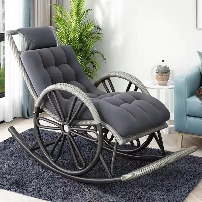 家用摇椅休闲摇摇椅创意躺椅大人逍遥椅阳台藤椅网红椅