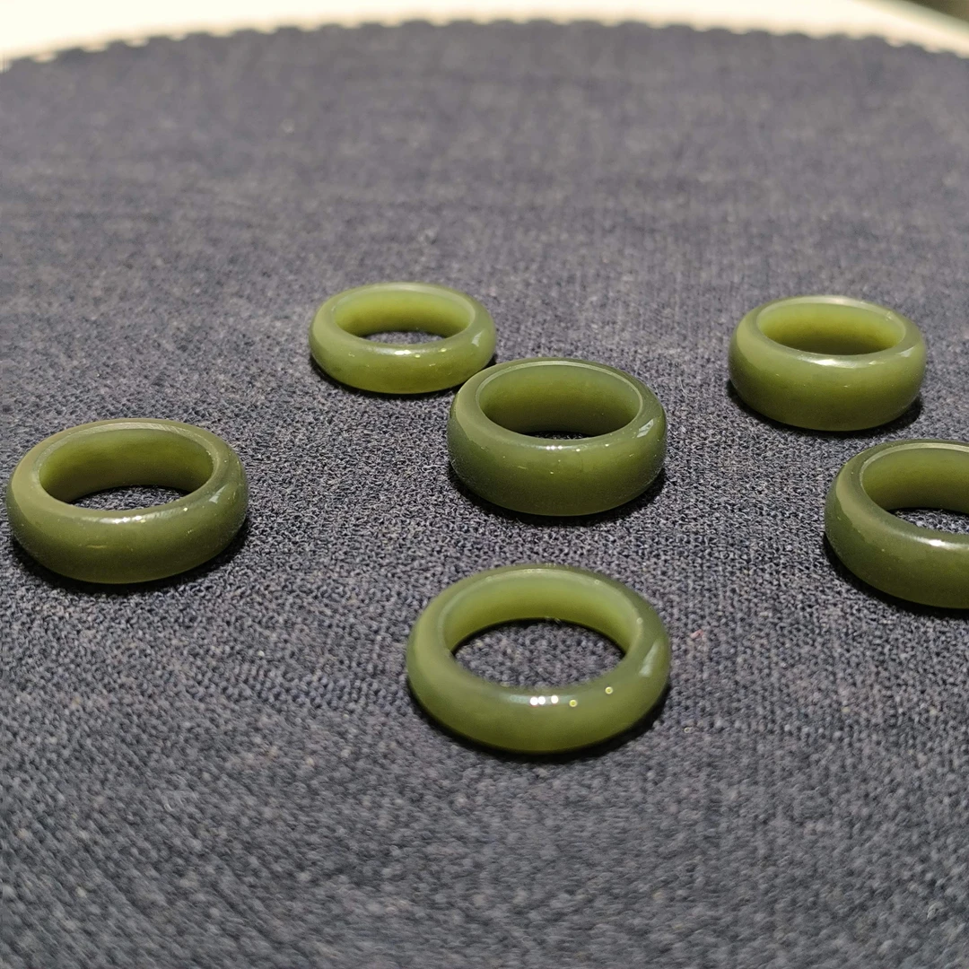 【店铺上新】天然和田玉戒指戒圈