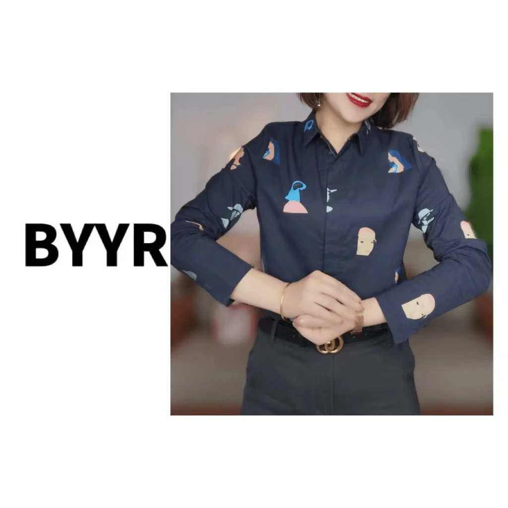 BYYR丽人单款百搭长袖衬衣X