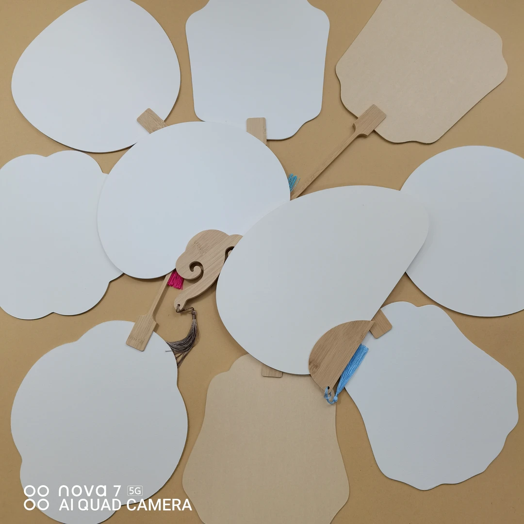 刘亚东老师定制   精品  宣纸  团扇10把（不变形）