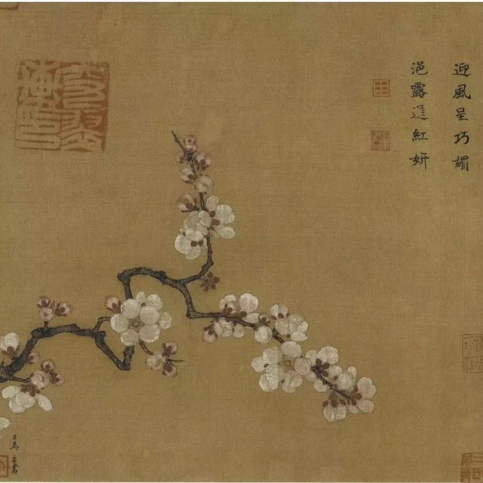 《倚云仙杏图》纸本~工笔国画宋画课