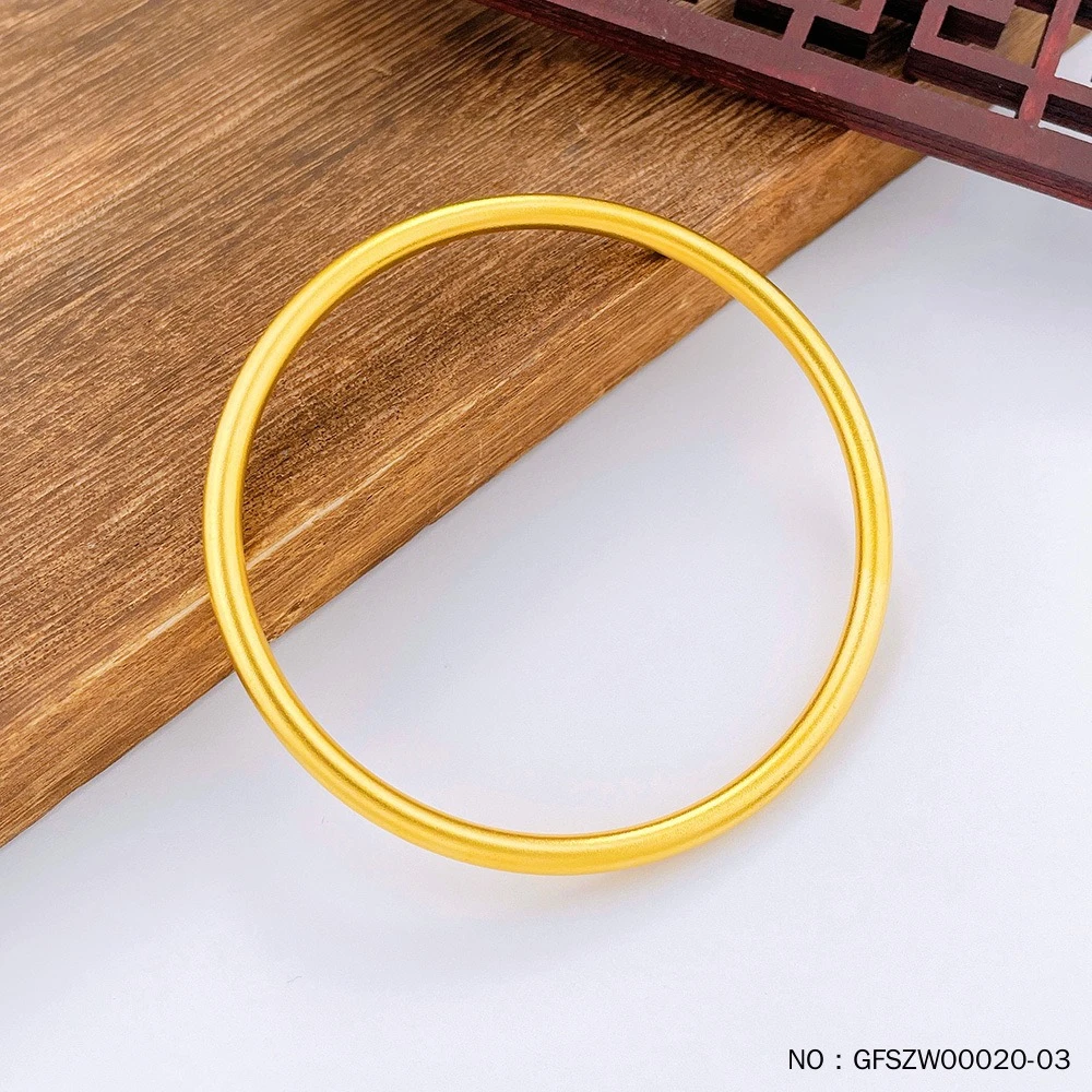 水贝黄金批发足金999实心古法手镯金手镯女款2024新款爆款
