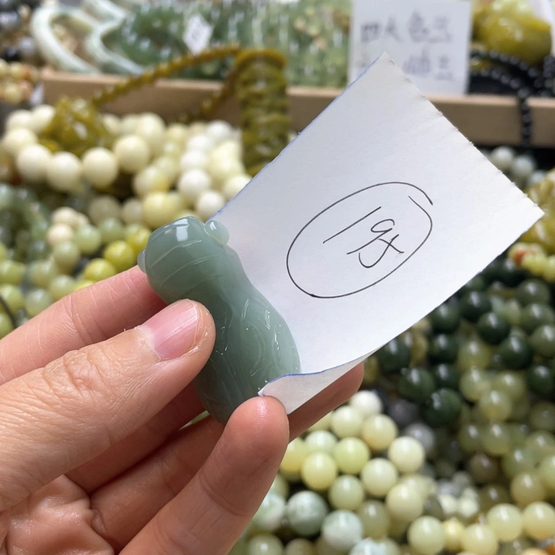 蛇纹石玉手链未镶嵌