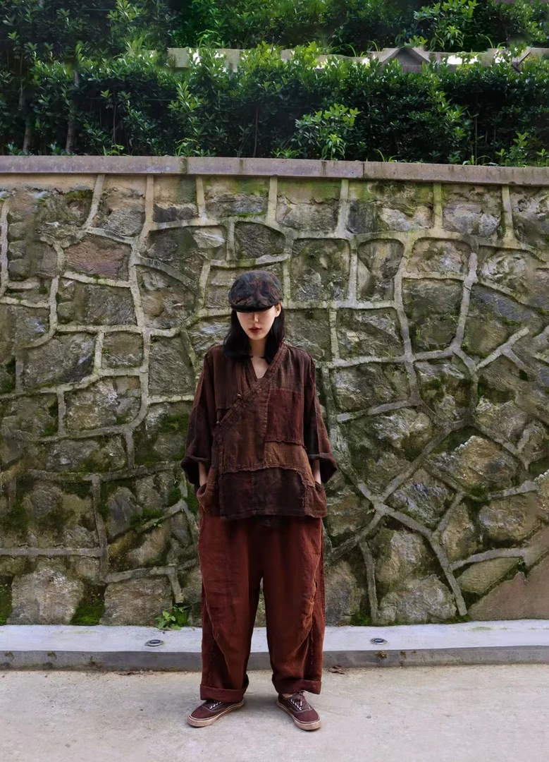 原沐分享  麻依者 1031 上衣