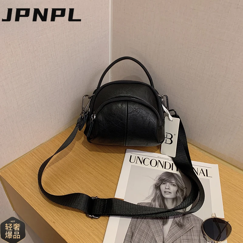 JPNPL爆款手提斜挎包男女通用简约百搭单肩包休闲时尚