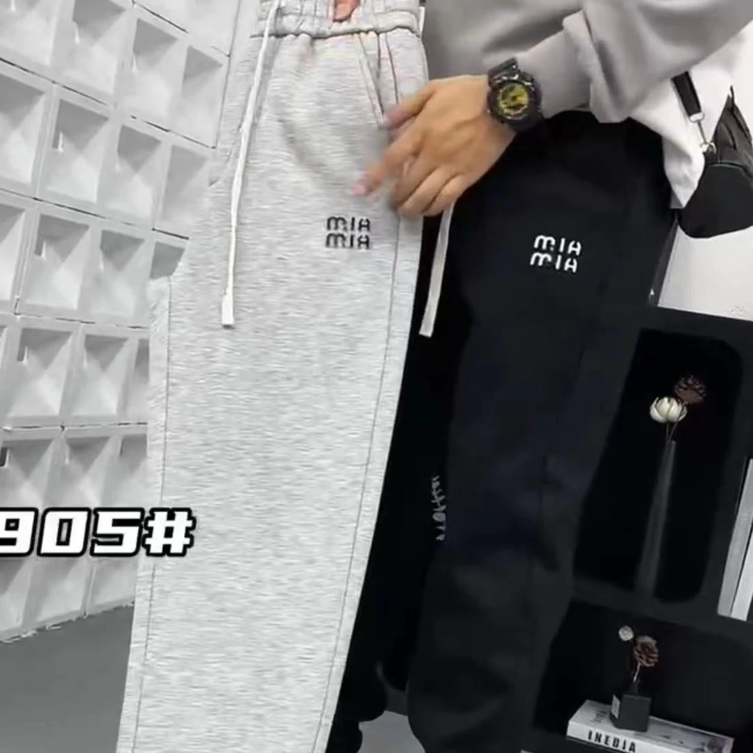 2024冬季新款Q弹空气奥粒绒卫裤905男款加绒休闲裤（银川仓发货）