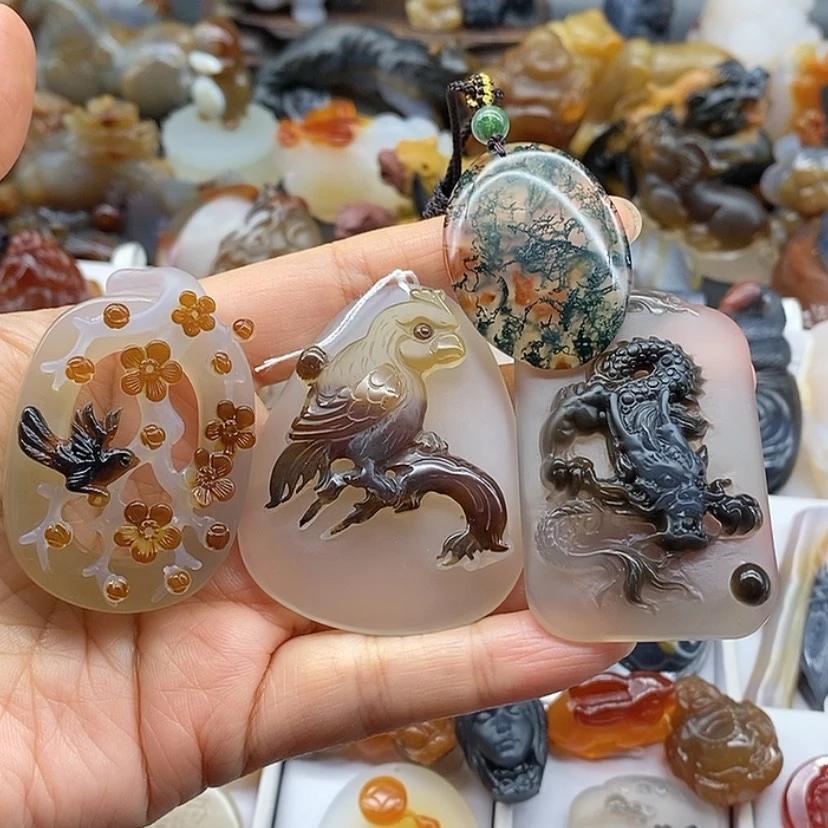 【闪购商品】玛瑙/玉髓珠宝奇石未镶嵌无*挂件