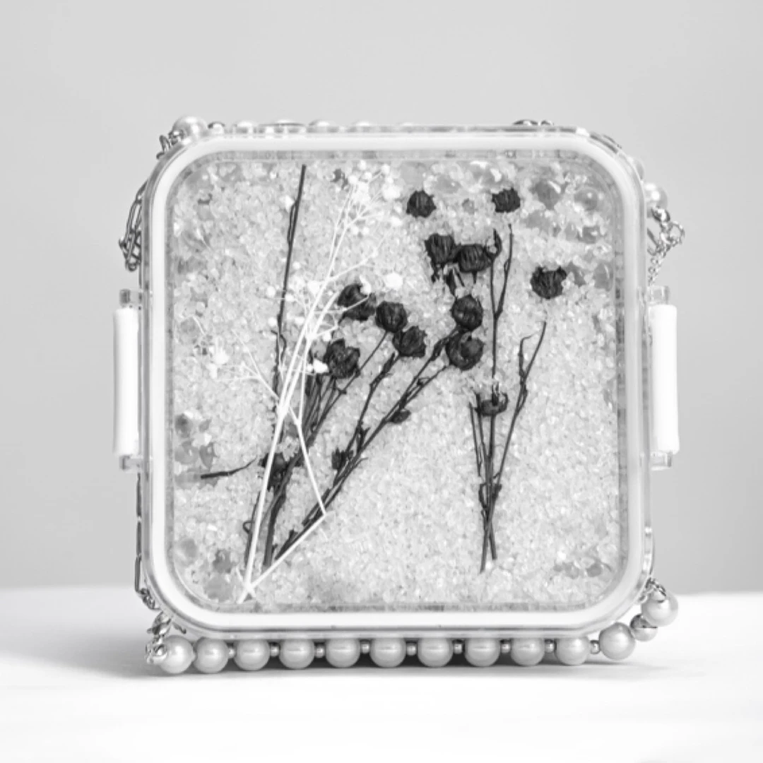 设计款美甲DIY手工饰品滴胶流麻手帐多功能精致罐子铺层经典