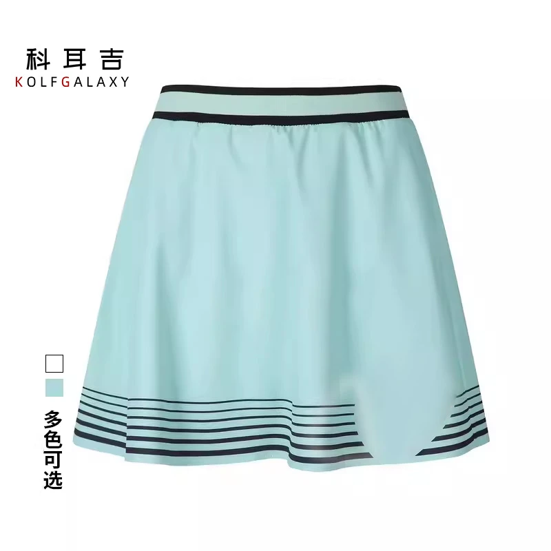 科耳吉高尔夫女装裙短裙女半身防走光百褶裙裤球裙夏速干运动网球