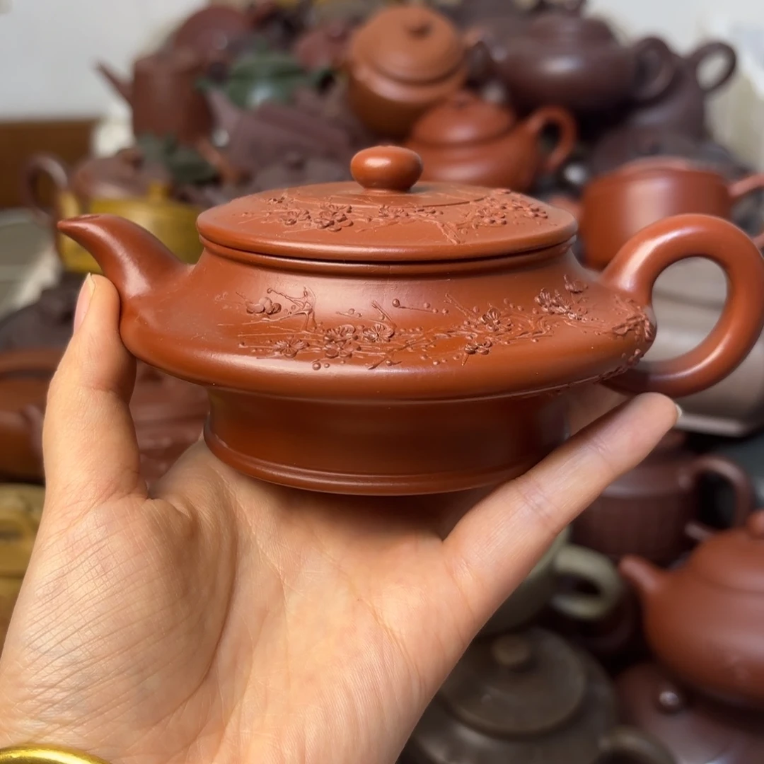 紫砂茶壶炸口微瑕疵