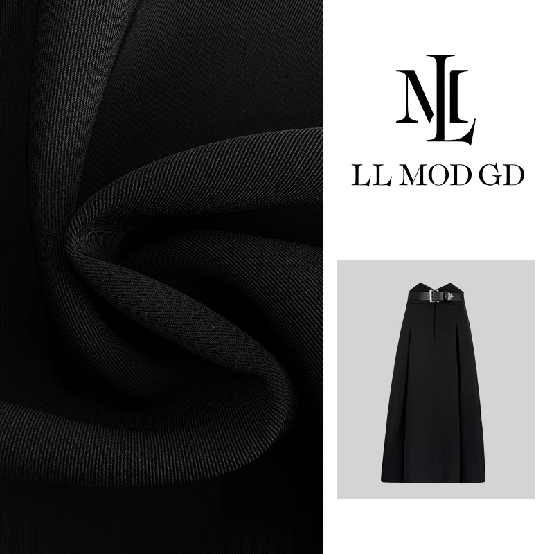 LL·MOD·GD夏百搭直筒高腰修身显瘦半身裙 YL-251037