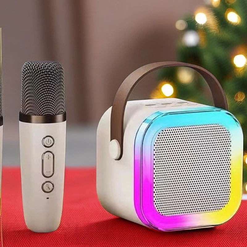 话筒音响一体无线麦克风蓝牙音响家用全民唱歌家庭自行车音响包邮