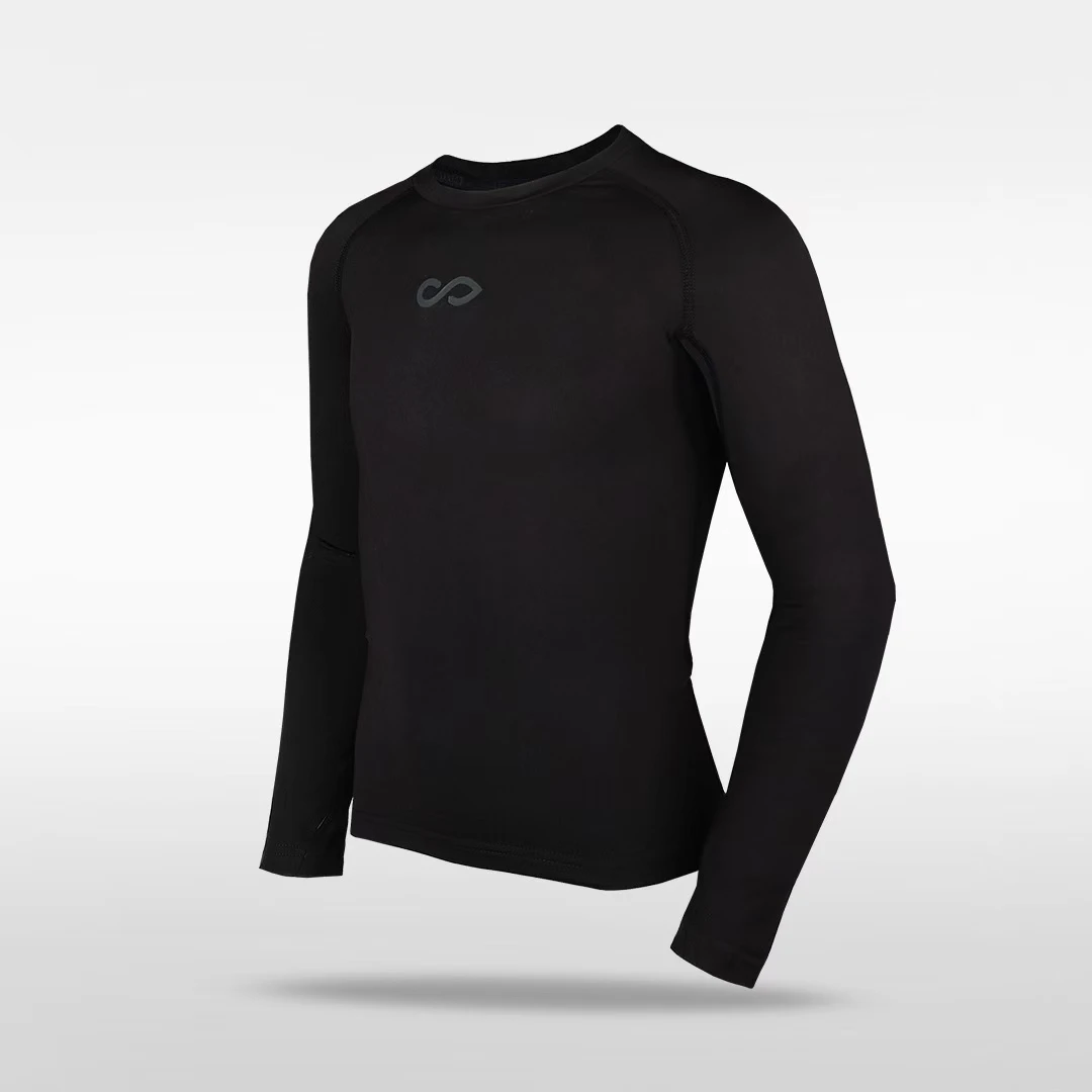 赛客cikers紧身衣薄款保暖透气篮球足球跑步健身运动长袖训练衣