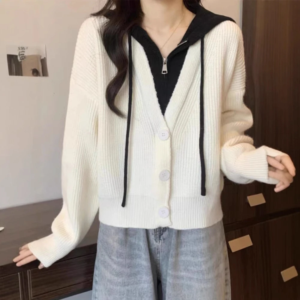 【B1-B100】百搭时尚针织慵懒风内搭