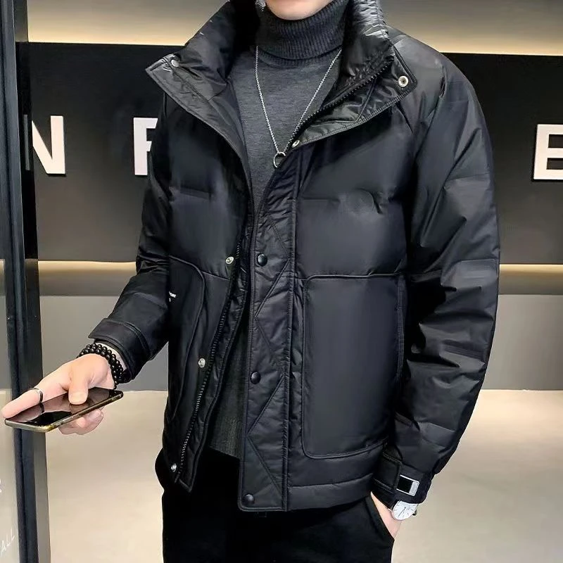 冬季新款小码男装XS立领休闲保暖羽绒服小个子青年155帅气潮外套S