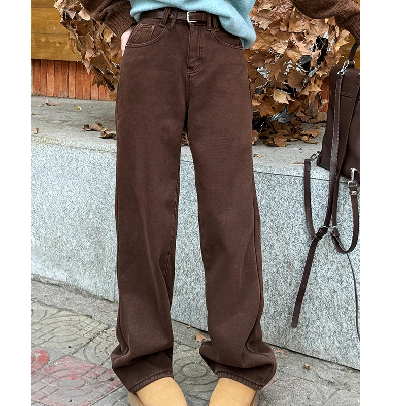 【原味】小众时尚潮流文艺显瘦显高时尚百搭高腰牛仔裤