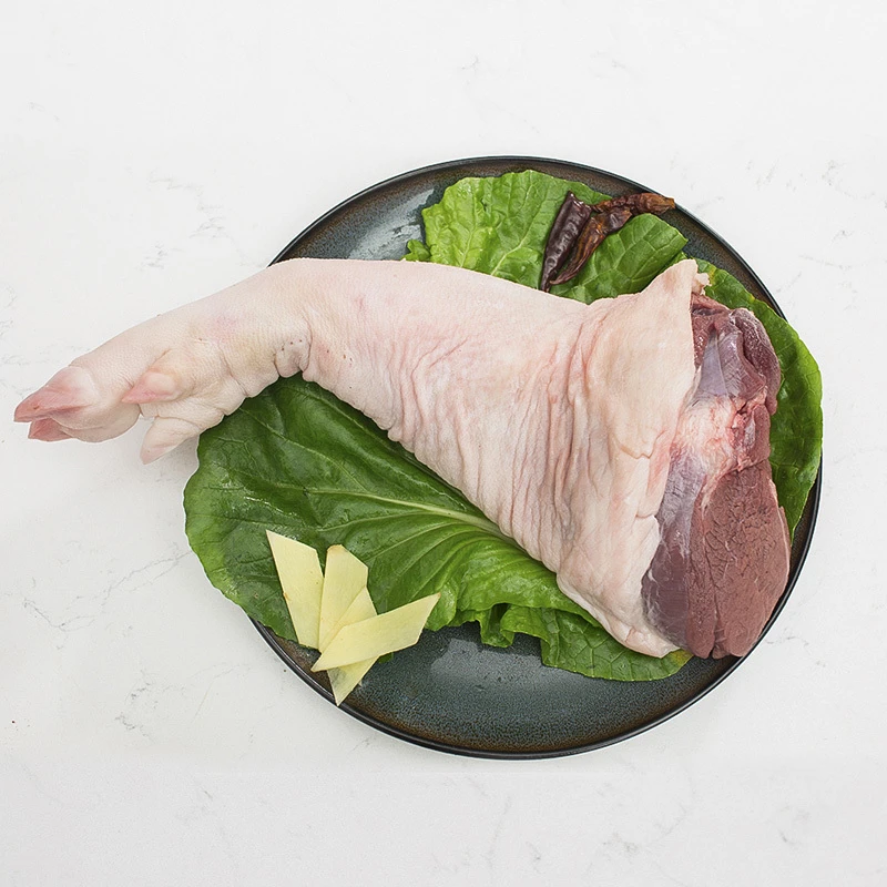 F正宗高山农家杂草粮食喂养新鲜土猪肉猪脚