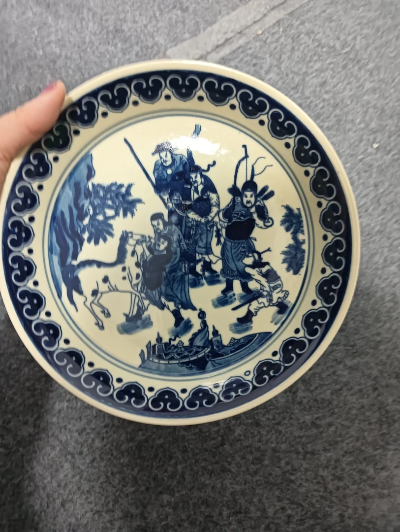景德镇陶瓷，黄嘻嘻茶承