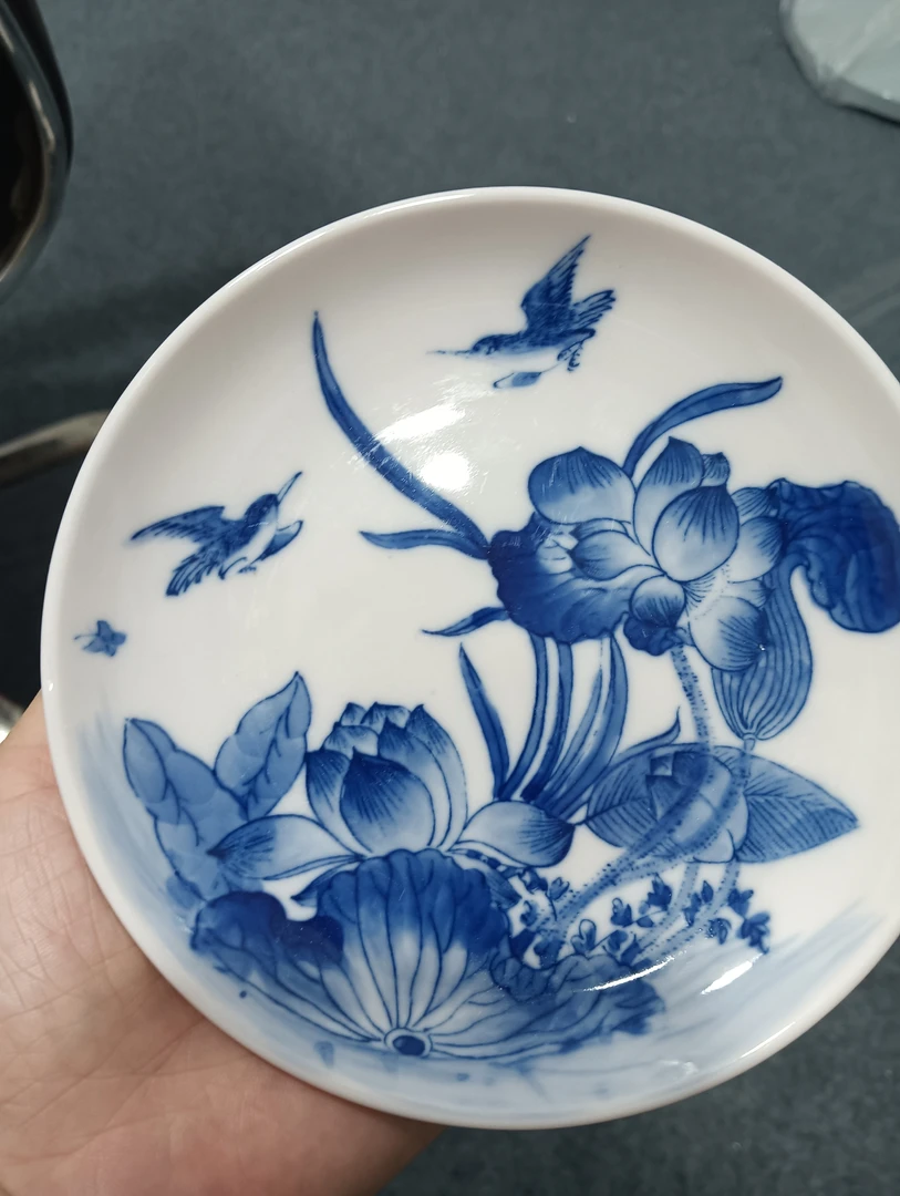 景德镇陶瓷，红嘻嘻小碟子