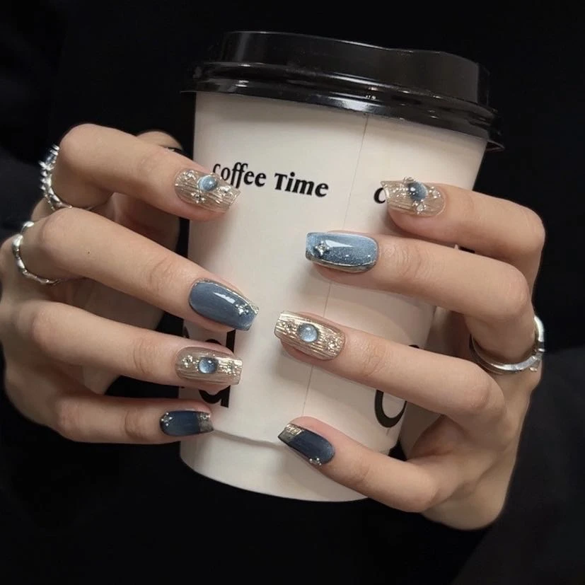 【深海】三仟纯手工穿戴甲 清冷布契拉媞 巴洛特宫廷风 小众显白