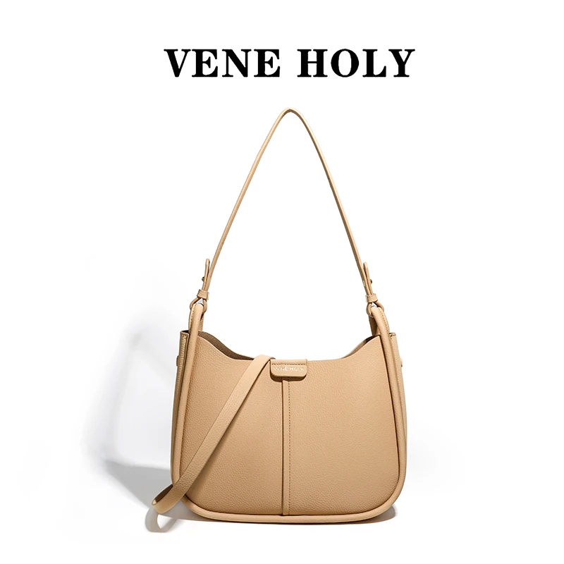 VENE HOLY春夏时尚新款百搭潮流休闲单肩斜挎包DL381卡其