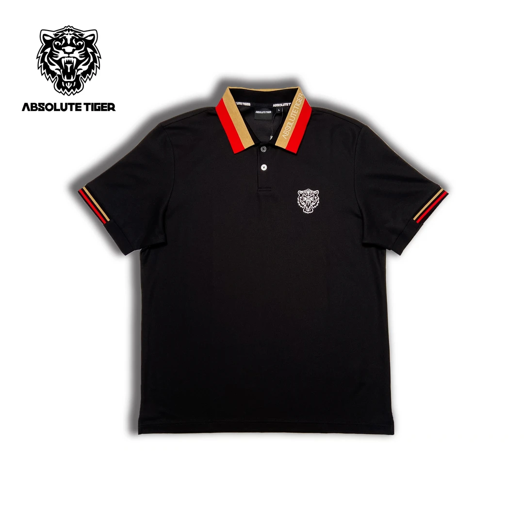 ABSOLUTE TIGER潮牌POLO衫休闲轻奢男款时尚258