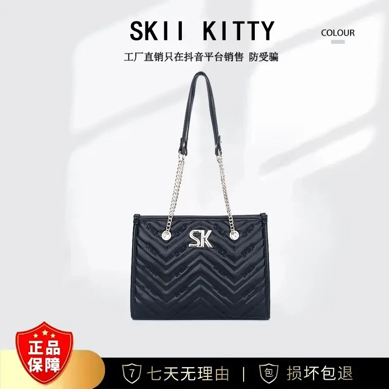 【路遥定制】新款休闲单肩托特包 JYD10002-黑色 YY