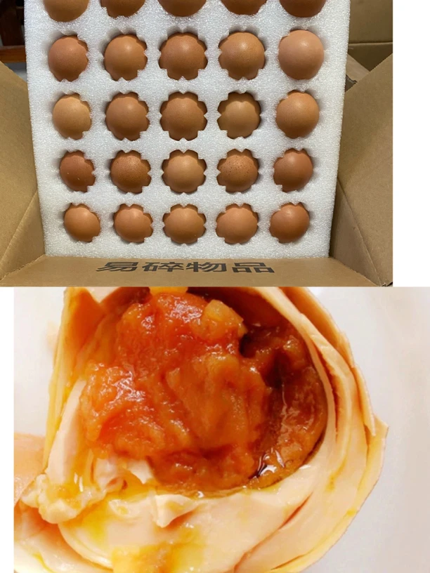 蓟县特产麻酱蛋40枚,古法腌制 咸香可口 起沙溢油