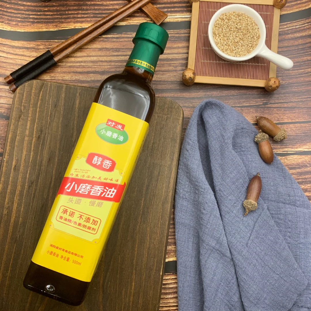 对发100%纯芝麻小磨香油芝麻香油正宗芝麻油纯正麻油传统纯芝麻油