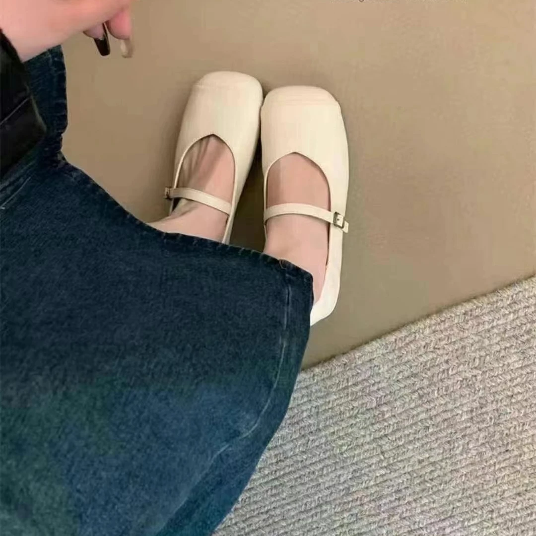 【商场撤柜】3603百搭复古包头鞋温柔